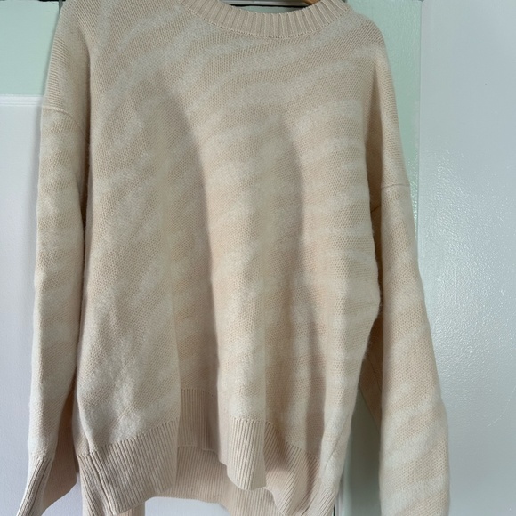 Everlane The Alpaca Tiger Jacquard Crewneck XL - Picture 3 of 5